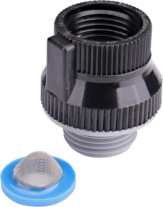 Raindrip R620CT, Anti-Siphon Backflow Preventer, 3/4-Inch FHT X 3/4-Inch MHT, Connects to Hose Bib and Drip Irrigation System, Blister Package, Plastic, Black