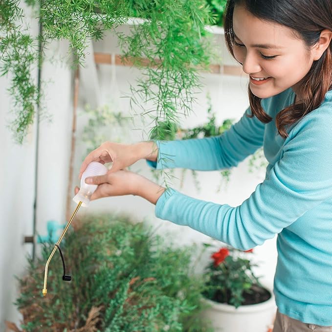 Boao Garden Sprayer Applicator Bulb with Long Copper Tube for Organic Gardening Agricultural Supplies and Control Accessories(Simple Style,1 Piece)