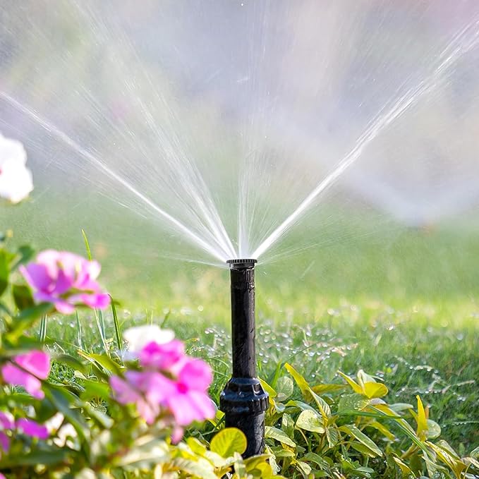 10 Pieces Variable Arc Nozzle, Replacement Pop-up Sprinkler Heads Compatible with Hunter, RainBird, Orbit High Efficiency Pop Up Sprinklers for Garden Lawn Irrigation (17AN)