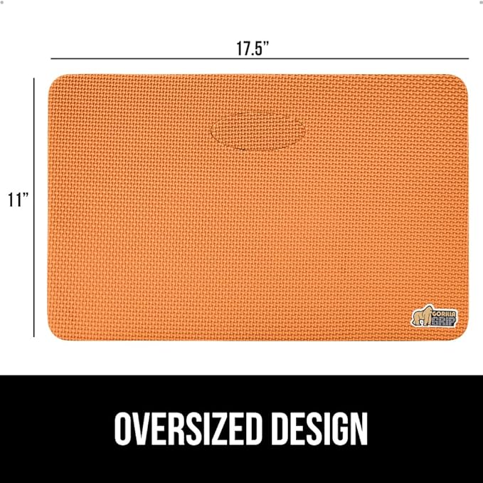 Gorilla Grip Extra Thick Kneeling Pad, Supportive Soft Foam Cushioning for Knee, Water Resistant Construction for Gardening, Bathing Baby, Workout Supplies, Lightweight, Garden Work Gifts