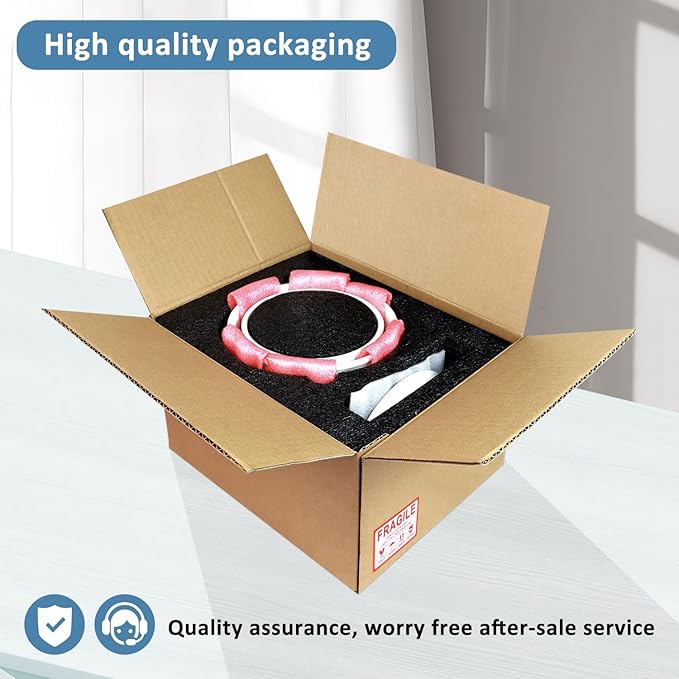 6.7 + 5.5 Inch Plant Pot, Ceramic Planter with Drainage and Saucer, Ceramic Pots for Plants, Indoor Plant pots,Ceramic Flower pots(Blue + White, Plants NOT Included)