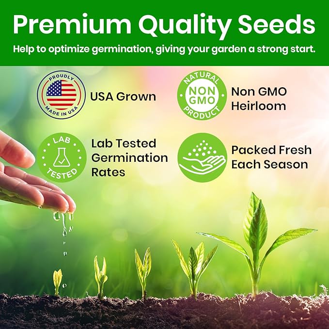 NatureZ Edge 5200+ Sunflower Seeds for Planting Bulk Variety Pack, Get More Sunflower Seeds to Plant, from Dwarf Sunflowers to Giant Sunflower Seeds, Includes Mammoth Sunflower Seeds, Non-GMO