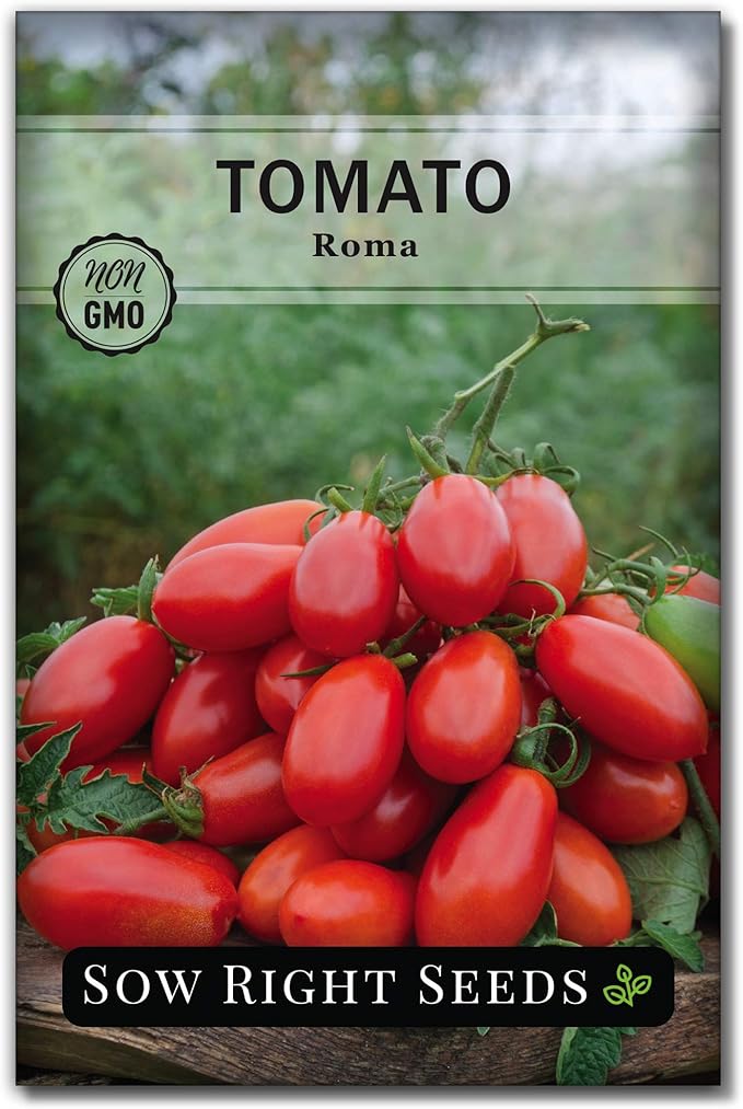 Sow Right Seeds - Heirloom Tomato Seed Grow Kit - Tomato Growing Kit with 5 Seed Packets, Instructions, Pots, Potting Soil, Markers - Start 5 Tomato Varieties Indoors - Non GMO - Great Gardening Gift