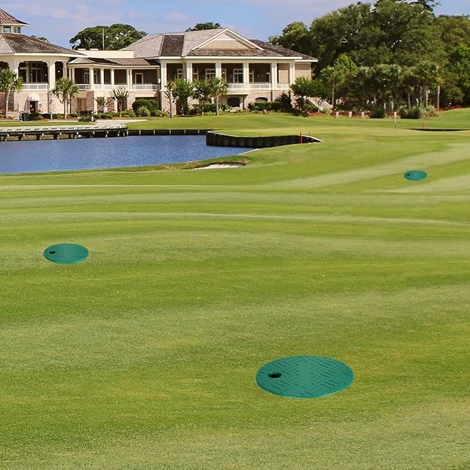 Valve Box Cover Lid Sprinkler Valve Box Lid Replacement ID 5.5" OD 6" for Circular Irrigation Control 4 Pieces