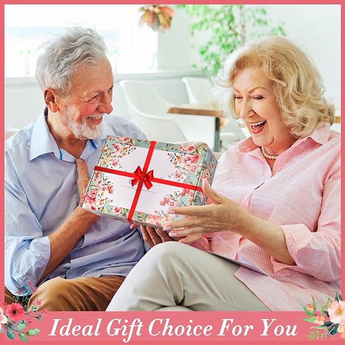 Garden Tools Set, Carsolt 11 Pcs Heavy Duty Floral Gardening Tools Kit with Non-Slip Rubber Handle, Special Gardening Gifts for Women Birthday Box