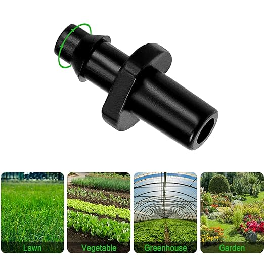 Drip Irrigation Parts, 1/4 Drip Irrigation Fittings Drip Irrigation Kit - Drip Line Connectors 1/4 Barbed Connector Drip Irrigation Connectors 1/4 Irrigation Tubing 30 Pcs