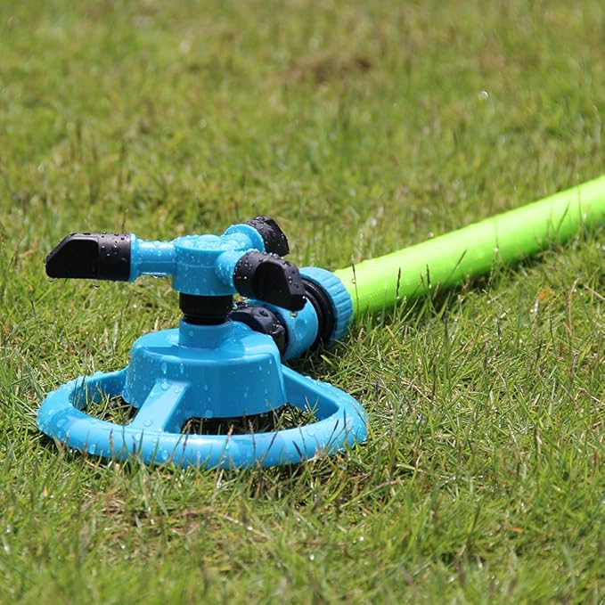 Lawn Sprinkler Automatic Garden Water Sprinklers Lawn Irrigation System Large Area Coverage Rotation 360 Degree