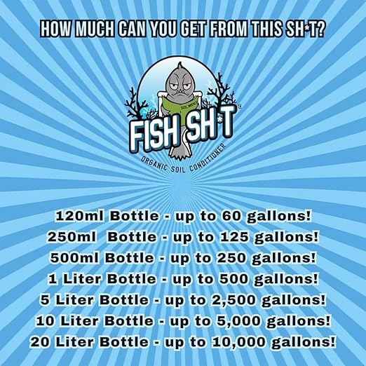 Fish Head Farms Organic Soil Conditioner for Yield and Flavor Enhancement. Improves Fertilizer Efficiency. Useful in Both Garden Soil and Hydroponics Applications. 500 mililiters