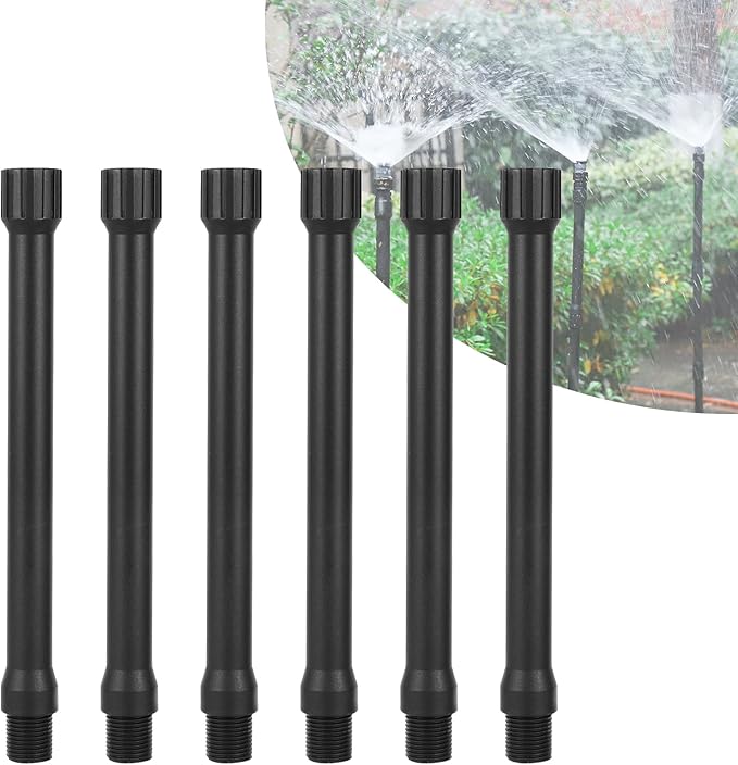 1/2 Inch Male to Female Multifunctional Sprinkler Extensions 6Pc,9.85 inches(Sprinkler Extension)
