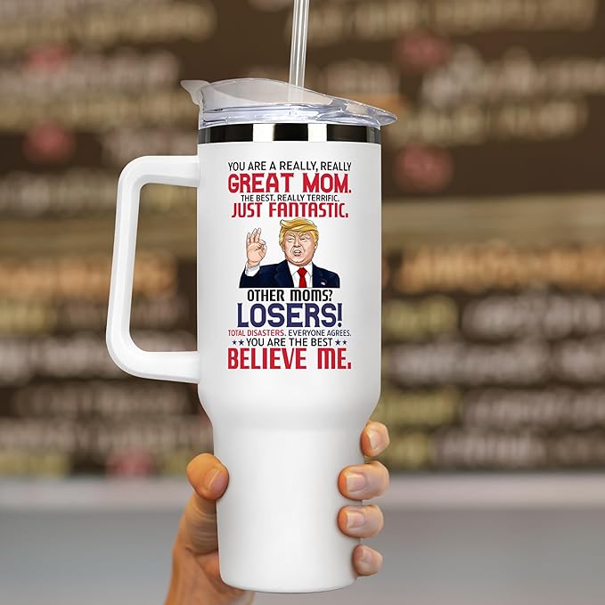 Gifts for Mom from Daughter Son - Mom Birthday Gifts, Birthday Gifts for Mom, Mother Birthday Gifts - Mom Gifts for Christmas, Christmas Gifts for Mom - New Mom Gifts for Women - 40 Oz Mom Tumbler