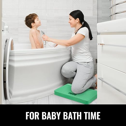 NETANY Extra Thick Kneeling Pad for Gardening, Comfortable Knee Pad Cushion, Extra Large Foam Kneeler Mat for Gardening, Baby Bath, Workout, Exercise & Yoga, Mechanic, 17.8 x 11 x 1.5 in, Grass