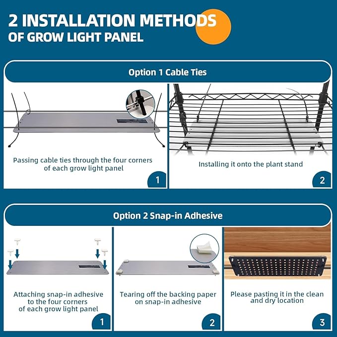 Barrina Plant Shelf with Grow Light, 5-Tier, Plant Stand with 40W Ultra-Thin Grow Light Panel for Hydroponics, Seedlings, Succulents, Flowers, Veg, 3/6/12h Timer, 15.7" L x 11.8" W x 59.1" H