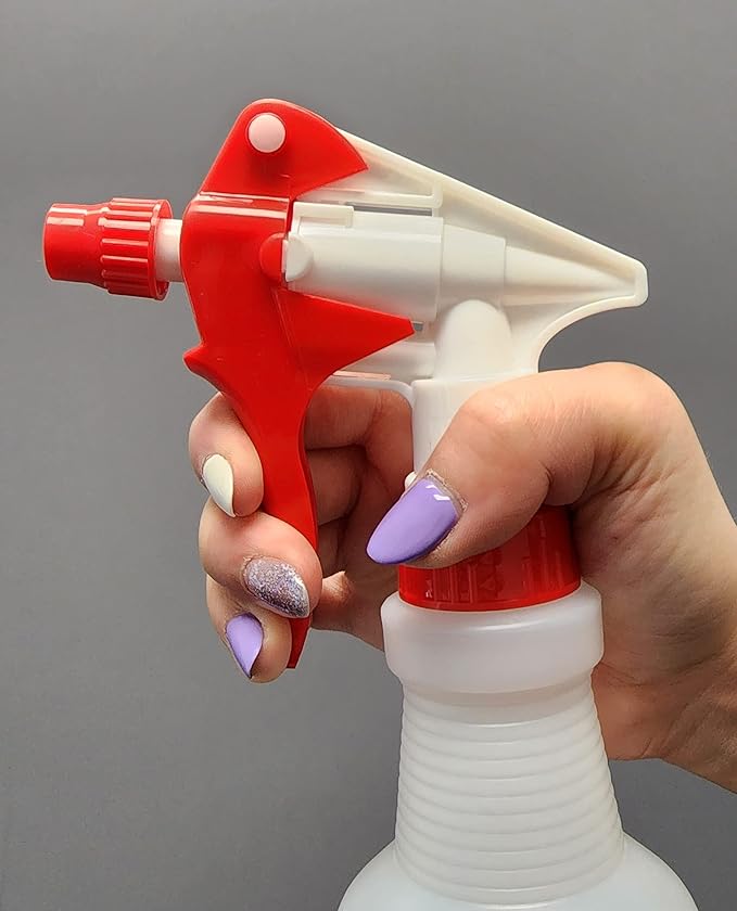 ljdeals 12 Pack Heavy-Duty Trigger Sprayer Replacement Nozzles, Leak-Free, Chemical Resistant, Comfortable Grip, Fit 28-400 16oz/32oz Bottles, Multi-Purpose Tool for Cleaning, Gardening and more…