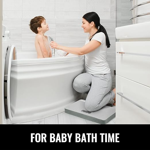 NETANY Extra Thick Kneeling Pad for Gardening, Comfortable Knee Pad Cushion, Extra Large Foam Kneeler Mat for Gardening, Baby Bath, Workout, Exercise & Yoga, Mechanic, 17.8 x 11 x 1.5 in, Gray