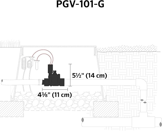 Hunter PGV Irrigation Valve, Screw-top, 1" Valve with Female Thread Inlet / 1" Female Thread Outlet; with Flow Control