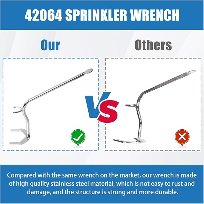 Sprinkler Tool for Rainbird Sprinkler System Kit 42064 Maxi-Paw Compatible with Rainbird Pop-up Lmpact Sprinkier Head Models LG-3 Mini-Paw, AG5 and 2045A Maxi-Psw