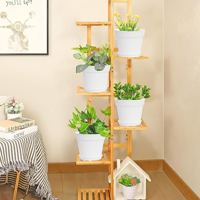 GARDIFE 20 Pack 4 inch Plant pots, planters for Indoor Plants, Flower pots, White