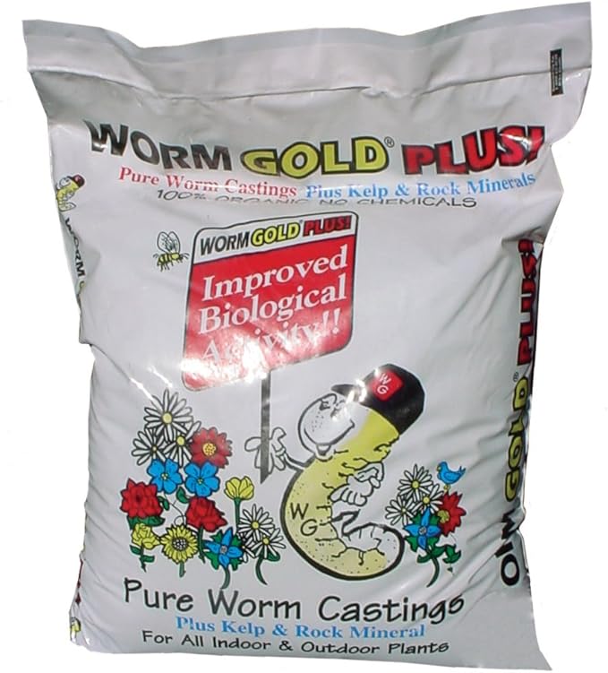 Worm Gold Plus 8010 Pure Worm Castings, 8-Quart