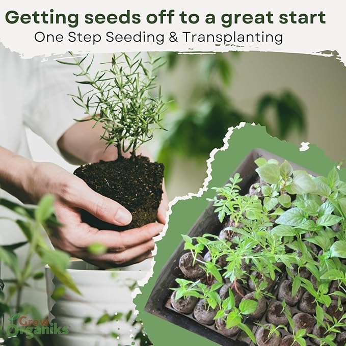 200 Pcs (3.5mm) Peat Pellets for Seedlings, Compressed Seed Starting Plugs Pallet Potting Soil Block, Seed Starter Pellets Soil Pods for Planting Flowers, Herbs, and Vegetables