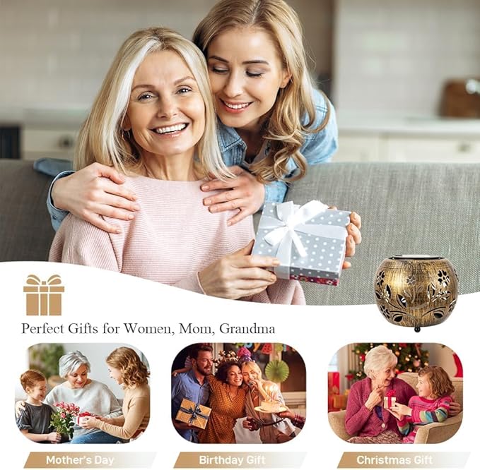 2 Pack Flower Solar Lanterns Outdoor Waterproof, Hollow Out Metal Lantern Solar Lights, Hanging Lights for Yard, Patio, Porch, Garden Decor, Outdoor Decoration LED Lantern for Yard, Garden