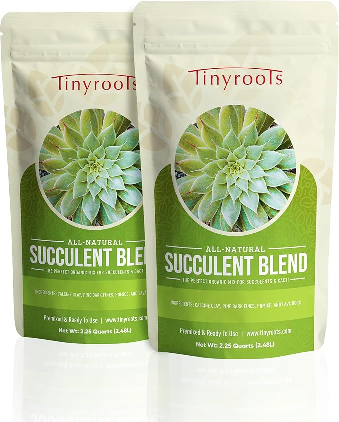 Succulent Soil - Cactus Soil Potting Mix Helps Avoid Over-Watering, Provides Optimal Water Retention for Your Indoor Plants, 4 Quarts