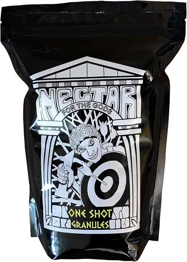 Nectar for the Gods NGOS3004 One Shot Granules, 4 lb Soil Amendment, Black