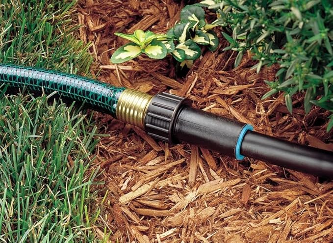 Rain Bird CA075710X Drip Irrigation Easy Fit Faucet/Garden Hose Adapter, 3/4" Female Hose Thread, .710" Diameter