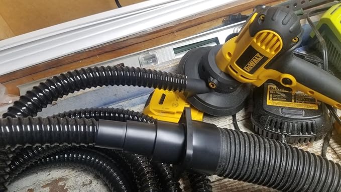 Pond Tubing ID 1” × 10ft Black Corrugated Flexible Reinforced Waterfall Pond Tube Sump Pump Hose, Non-toxic & Kinkproof (10 ft, 1" ID)