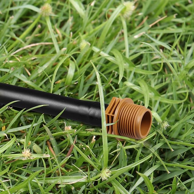 1/2 Inch Threaded Drip Irrigation Male Adapter:Drip Irrigation Universal PVC Adapter 3/4" Male Pipe Thread (MPT) x 1/2" Barb Coupling Swing Pipe Irrigation Fittings (10 Pack)