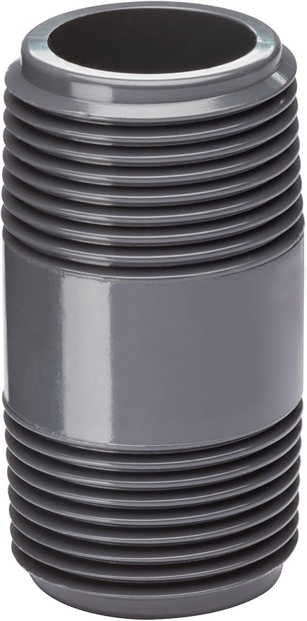 Rain Bird RISER2_075 PVC Spray Head Riser, 3/4" Male Pipe Thread x 3/4" Male Pipe Thread, 2" Length