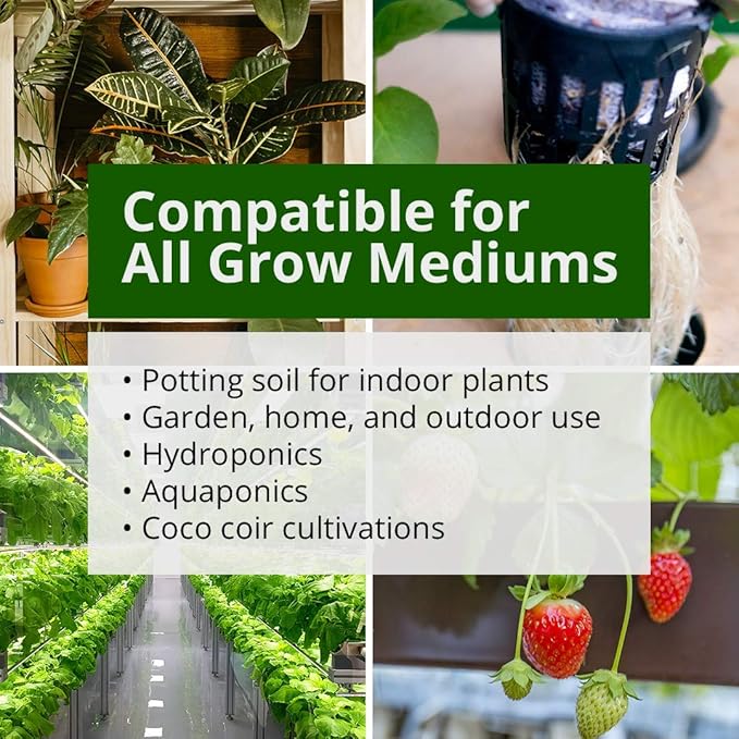 Humboldts Secret Calcium, Magnesium and Iron Supplement – Hydroponic Supplies – Liquid Nutrient Fertilizer – Supports Vegetative and Flowering Stage (5 Gallon)