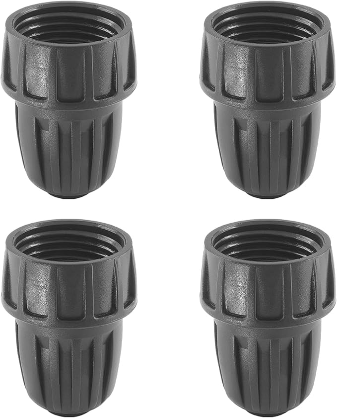 4Pcs 1/2 Inch Drip Irrigation Hose Connectors 3/4 Inch Garden Faucet Hose Adapter Drip Irrigation Tubing Connector for Garden Irrigation Misting System