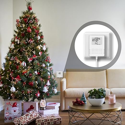 24 Volt AC 1000mA Power Adapter for Smart Sprinkler Controller,Indoor Irrigation System Controller,24V 1A AC to AC Wall Adapter Transformer Compatible with Most Smart Sprinkler Controller (White)