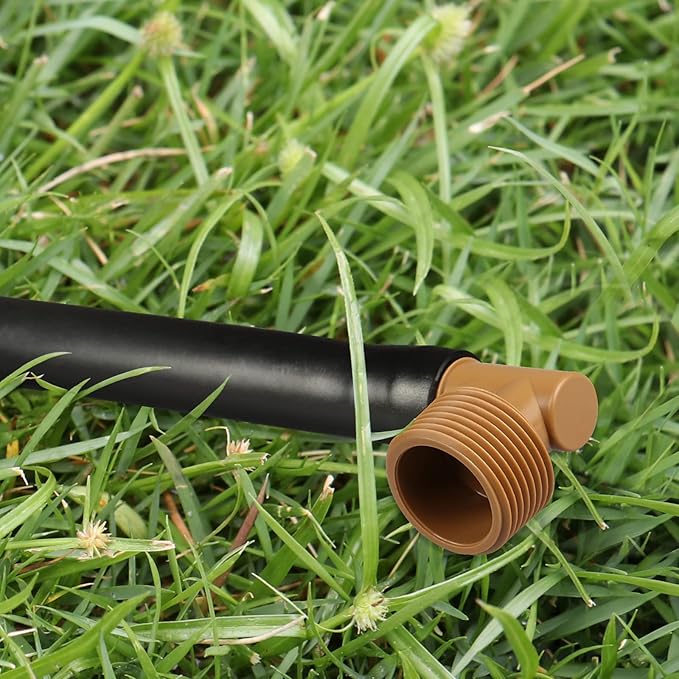 1/2 Inch Threaded Drip Irrigation Male Adapter:Drip Irrigation Universal PVC Adapter 3/4" Male Pipe Thread (MPT) x 1/2" Barb Elbow Swing Pipe Irrigation Fittings (10 Pack))