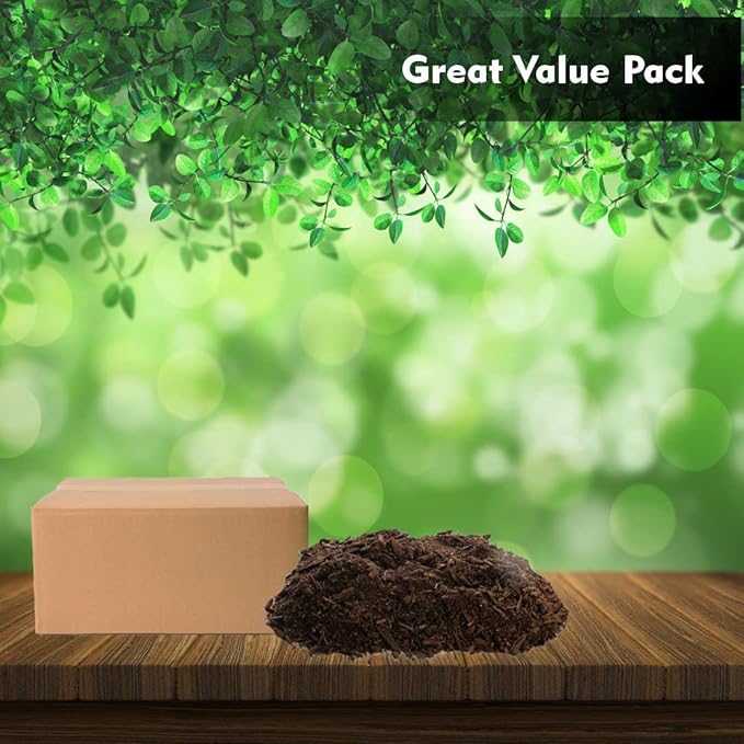 Organic Peat Moss, 20 Quarts – 100% Sphagnum Peat Moss, SEMI Compressed, for Potted Plants & Seed Starting – Organic Gardening for Indoor and Outdoor use (20 Quart)