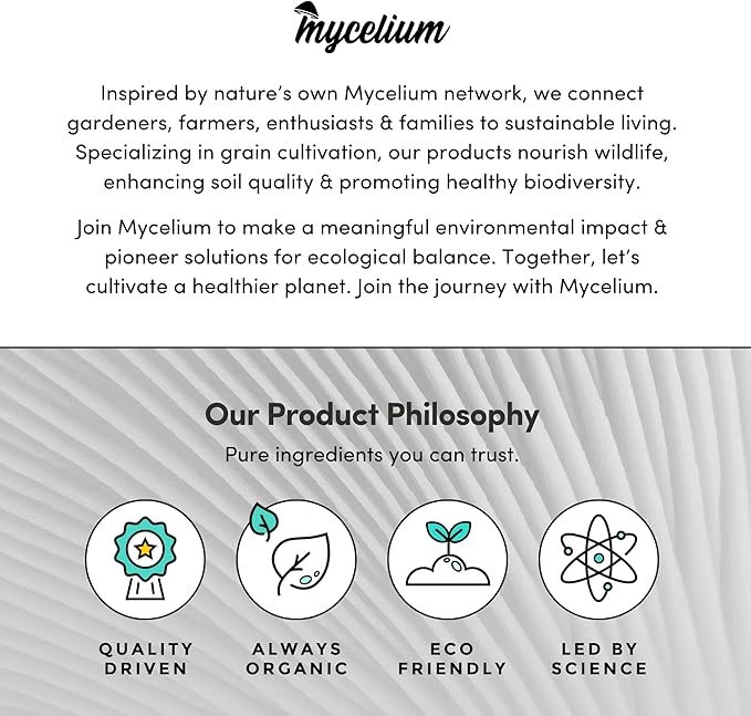 Mycelium's Superior Dung-Loving Mushroom Substrate & Rye Berries Grain 6 LB All-in-One Bag – Organic Coco Coir, Vermiculite & Gypsum Formula, Pre-Sterilized & Ready for Easy Home Cultivation