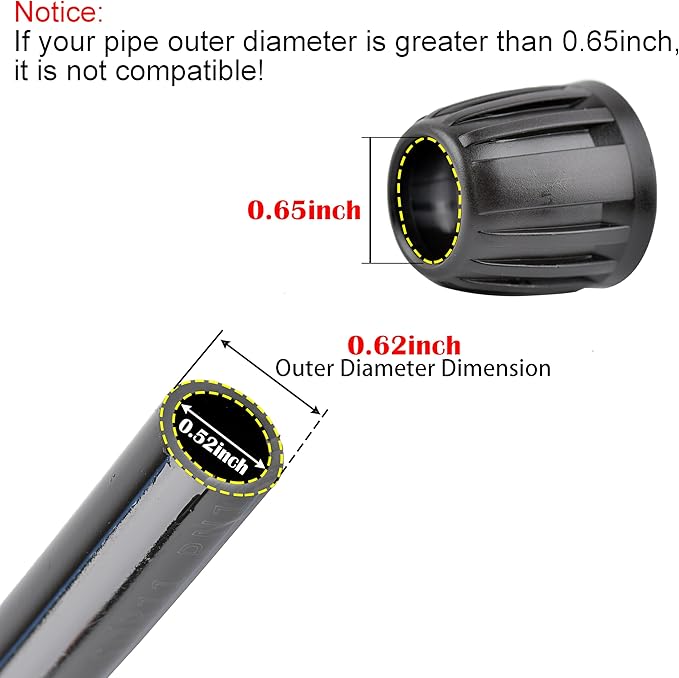 20Pcs Drip Irrigation Fittings Kit Connectors for 1/2 Inch Tubing, PE Tubing Fittings - 2 Switch Valves, 4 Tee, 2 End, 4 1/2" to 1/4" Tee,2 Elbows 2 Thread Adapters,4Pcs 1/2" to 1/4" Six Way