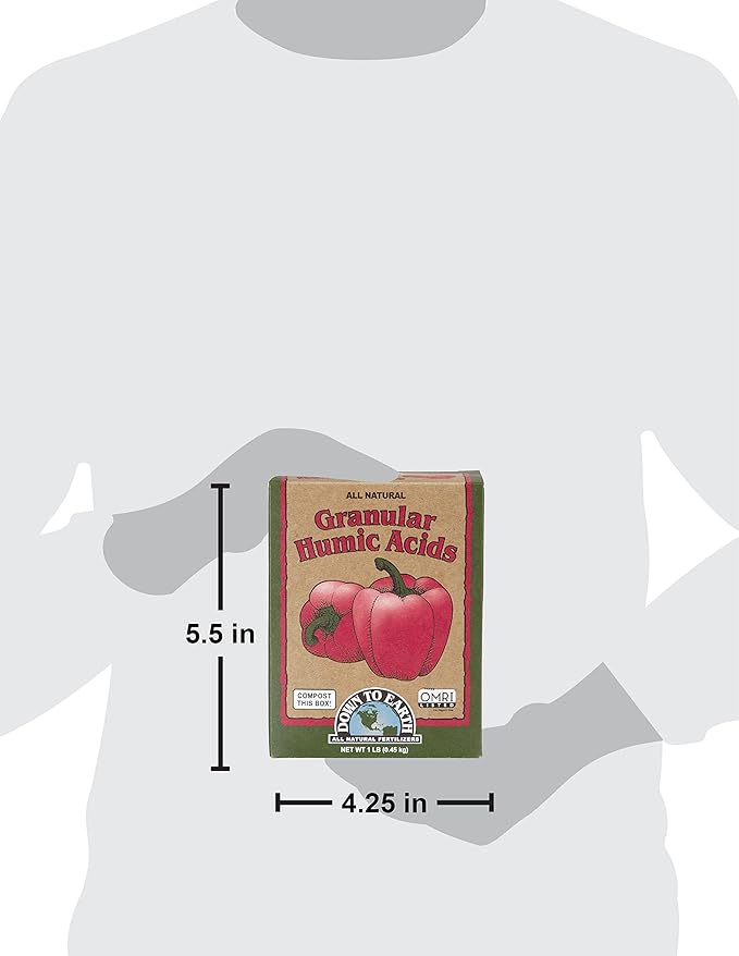 Down to Earth Organic Granular Humic Acids Fertilizer Mix, 1 lb