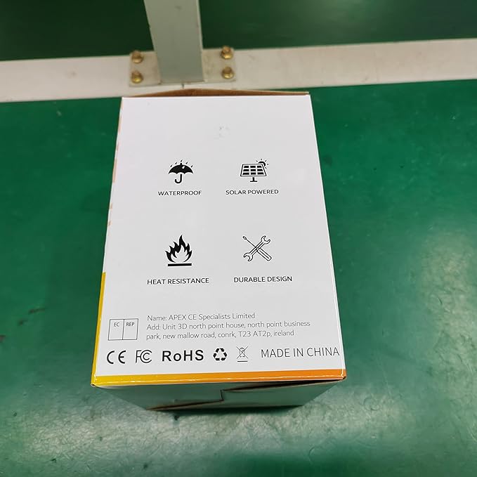 Biling Solar Spot Lights Outdoor, 2-in-1 Solar Landscape Lights with 12 LED Bulbs - Solar Powered, Adjustable Wall Lights for Patio, Pathway, Yard, Garden, Driveway, Pool - White (2pack)