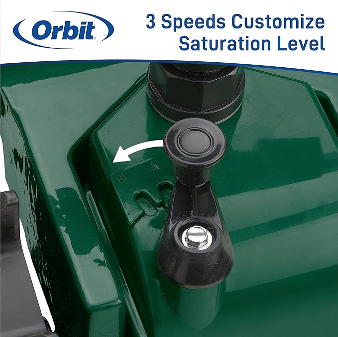 Orbit 58322 Traveling Sprinkler, Green (Traveling Sprinkler)