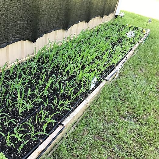 Garden Grid Connection Manifold | Connect Neighboring Garden Grids or Just 1 and/or Daisy-Chain from Manifold to Manifold with Garden Hoses to Connect Many Garden Grids | 8” Height