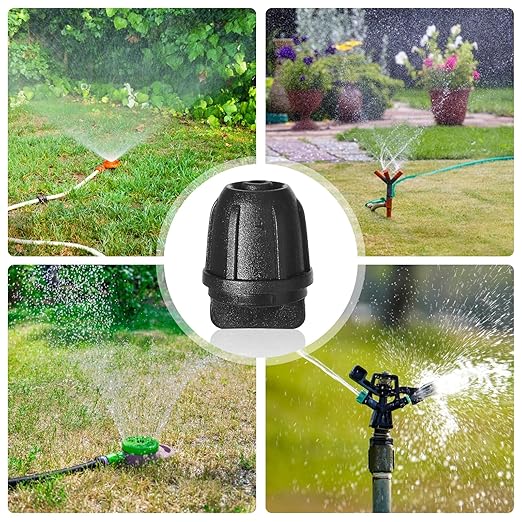 20 Pack 1/4 Inch Drip Irrigation Hose End Plug Fittings, Drip Tubing End Closure Cap, End Plugs for DripTubing Connectors, Lock Barbed End Cap Connectors for Garden Landscape System