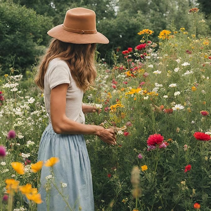 Illinois Wildflower Seed Mix, Covers 325 Sq Ft, 16 Flower Varieties, Over 40,000 Seeds, Created By Nature