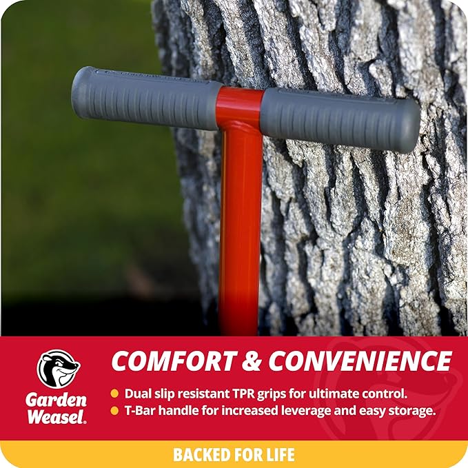 Garden Weasel Claw Pro - 3-in-1 | Cultivate, Loosen, Aerate, Weed | Gardening Hand Tiller, Twist Weeding Tool, Digging Fork, Cultivator, Soil Loosener | 91334