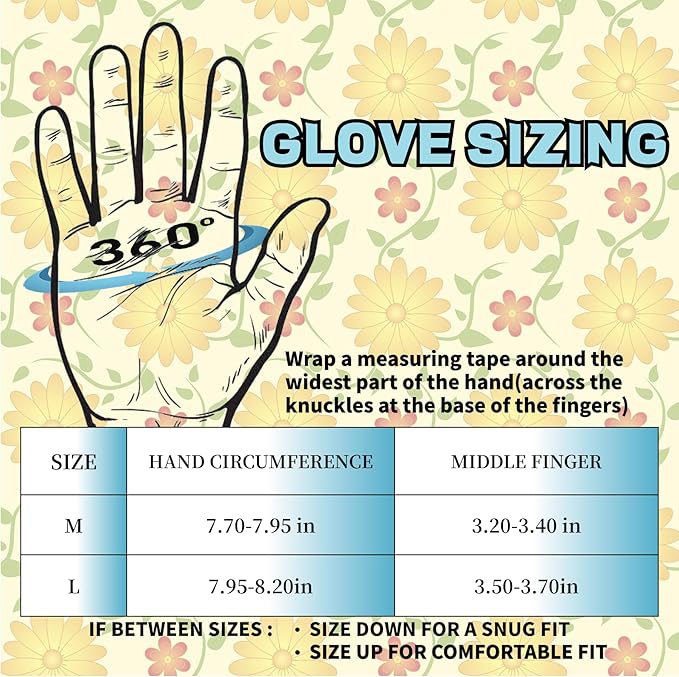 Thorn Proof&Puncture Resistant Gardening Gloves with Grip,Garden Gloves for Women, Leather Work Gloves,Gifts