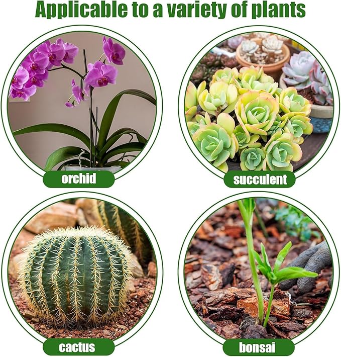 Pine Bark 1qt for Orchid Potting Mix, Organic Tree Bark Mulch for Potted Plants, Enhanced Drainage, Air Flow & Root Ventilation, Ideal for Phalaenopsis, Cattleyas, Dendrobiums