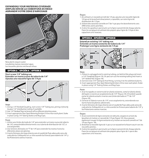 Rain Bird DRIPKITBAG Drip Irrigation Repair and Expansion Kit