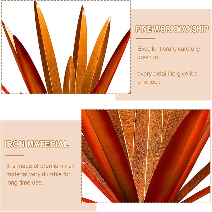 Homight Metal Country Tequila Sculpture DIY Plant Home Decor Garden Ornament Indooutdoor Statuette Patio Lawn Stake Decoration Gift