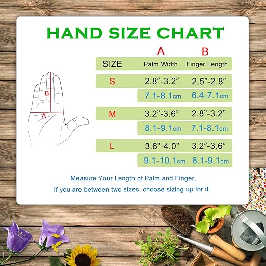 HLDD HANDLANDY Gardening Gloves for Women & Men, Leather Long Sleeve Rose Pruning Gloves, Thorn Proof Garden Work Gauntlet Animal Handling Gloves (Medium, Light Brown)