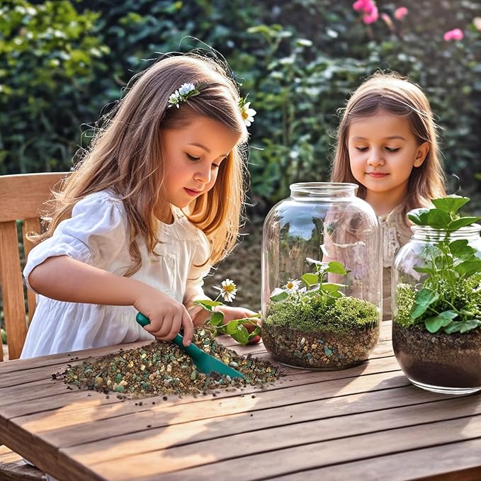 Terrarium Potting Soil Mix 2qt, Custom Made for Terrariums, Perfect for Vibrant Miniature Gardens